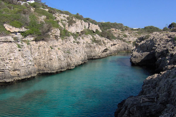 Calan Brut alquiler de bicicletas menorca